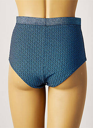 Bas de maillot de bain imprimé fantaisie culotte bleu VANITY FAIR femme