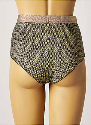 Bas de maillot de bain imprimé fantaisie culotte jaune VANITY FAIR femme