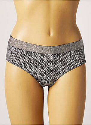 Bas de maillot de bain imprimé fantaisie culotte gris VANITY FAIR femme