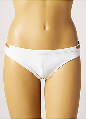 Bas de maillot de bain imprimé fantaisie culotte blanc VANITY FAIR femme