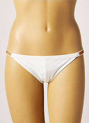 Bas de maillot de bain imprimé fantaisie culotte blanc VANITY FAIR femme