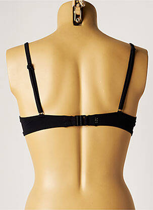 Haut de maillot de bain stretch haut soutien-gorge balconnet noir LOU femme