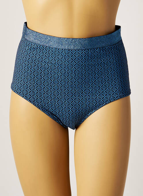Bas de maillot de bain imprimé fantaisie culotte bleu VANITY FAIR femme