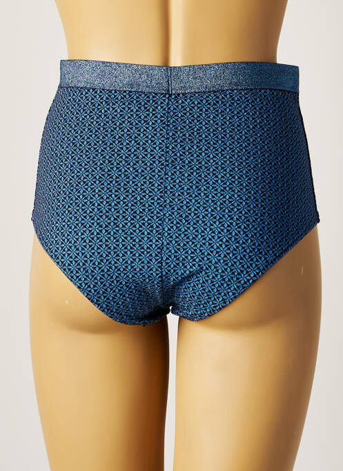 Bas de maillot de bain imprimé fantaisie culotte bleu VANITY FAIR femme