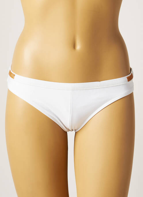 Bas de maillot de bain imprimé fantaisie culotte blanc VANITY FAIR femme