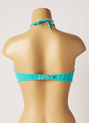 Haut de maillot de bain haut soutien-gorge moulé haut soutien-gorge moulé bleu LOU femme