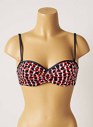 Haut de maillot de bain haut soutien-gorge moulé haut soutien-gorge moulé rouge VARIANCE femme