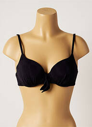 Haut de maillot de bain haut soutien-gorge moulé haut soutien-gorge moulé noir LOU femme