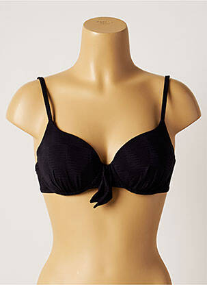 Haut de maillot de bain haut soutien-gorge moulé haut soutien-gorge moulé noir LOU femme