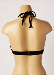 Haut de maillot de bain noir LOU pour femme seconde vue