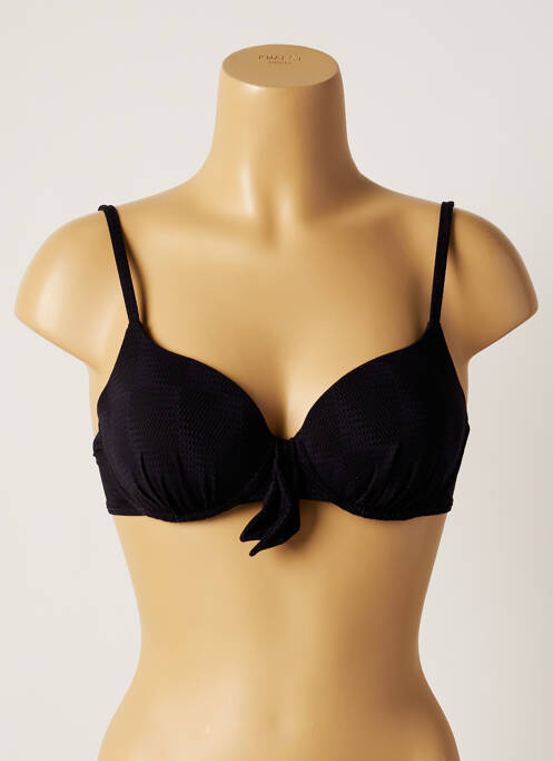 Haut de maillot de bain haut soutien-gorge moulé haut soutien-gorge moulé noir LOU femme