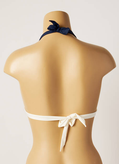 Haut de maillot de bain fermeture liens à nouer haut soutien-gorge avec mousse de rembourrage amovible rose VARIANCE femme