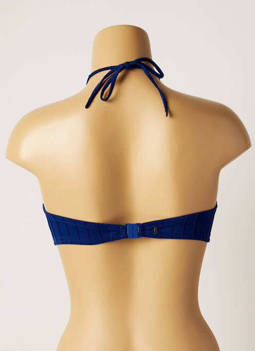 Haut de maillot de bain bleu LOU pour femme