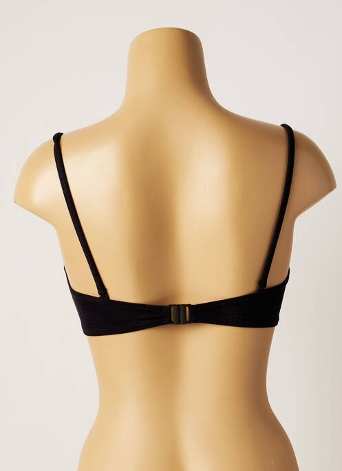Haut de maillot de bain noir LOU pour femme