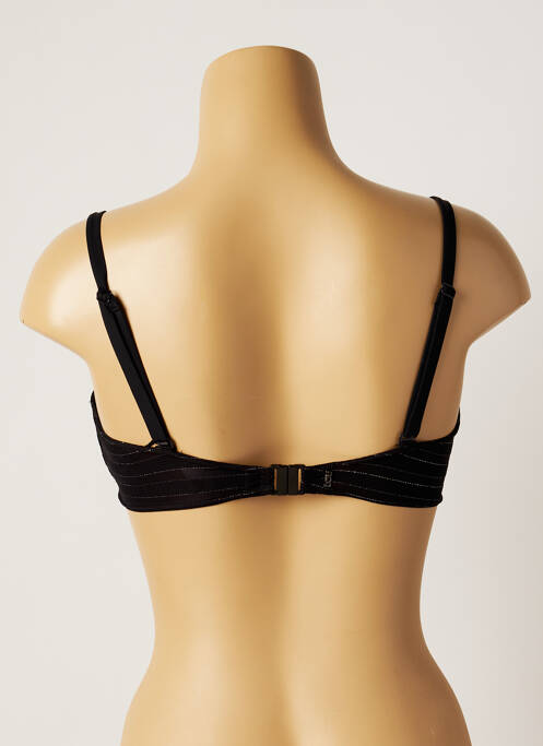 Haut de maillot de bain noir LOU pour femme