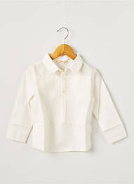 Chemise manches longues blanc OVALE enfant