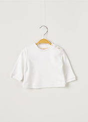 Pull blanc OVALE pour fille seconde vue
