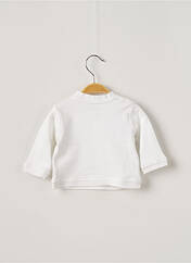 Pull blanc OVALE pour fille seconde vue