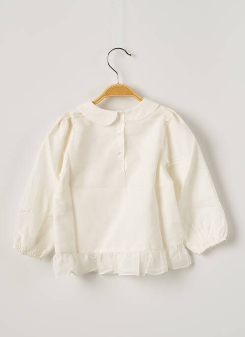 Blouse blanc OVALE pour fille