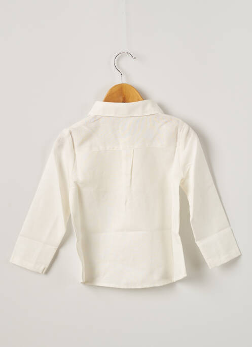 Chemise manches longues blanc OVALE pour enfant
