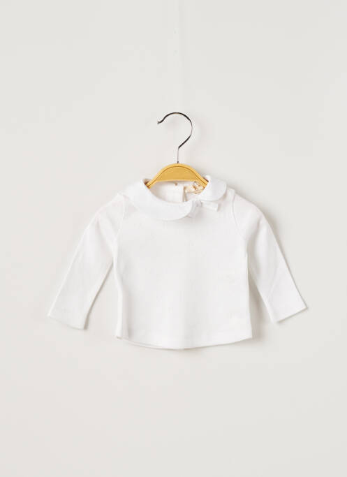 T-shirt blanc OVALE pour fille