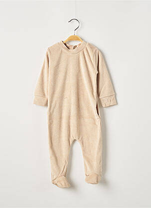 Pyjama manches longues marron OVALE enfant