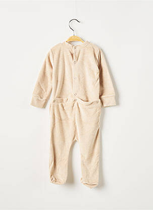 Pyjama manches longues marron OVALE enfant
