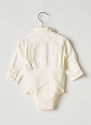 Body lingerie manches longues blanc OVALE garçon