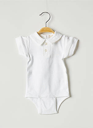 Body lingerie coupe droite blanc OVALE enfant