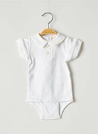 Body lingerie coupe droite blanc OVALE enfant