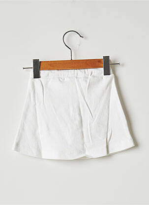 Jupe short stretch blanc OVALE fille