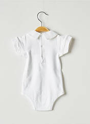Body lingerie blanc OVALE pour enfant seconde vue