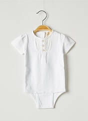 Body lingerie blanc OVALE pour fille seconde vue