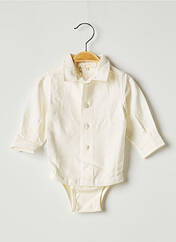 Body lingerie blanc OVALE pour garçon seconde vue