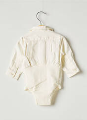 Body lingerie blanc OVALE pour garçon seconde vue