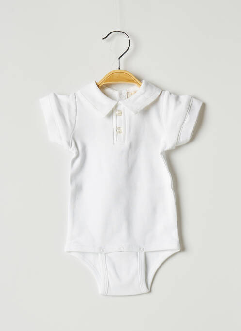 Body lingerie coupe droite blanc OVALE enfant