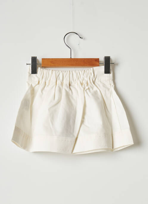 Jupe mi-longue blanc OVALE pour fille