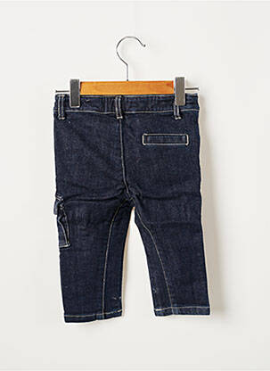 Jeans coupe droite fermeture boutonnée sur le devant bleu OVALE garcon