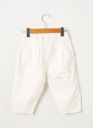 Pantalon droit resserrée sur le bas beige OVALE garcon