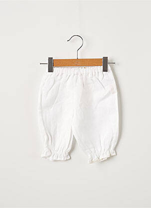 Pantalon droit resserrée sur le bas taille élastique beige OVALE garcon