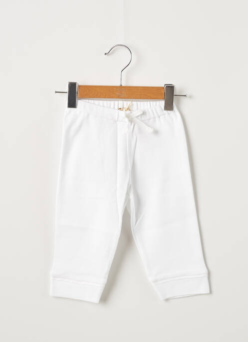 Legging stretch blanc OVALE garcon