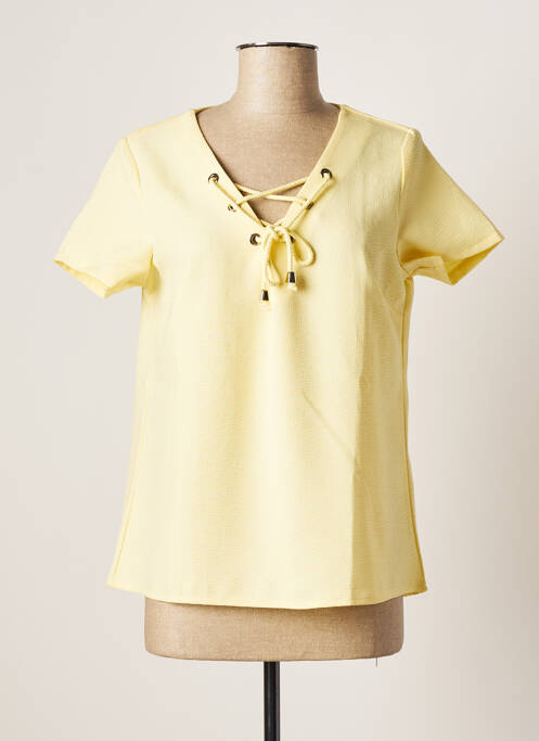 Top jaune ANDY & LUCY pour femme