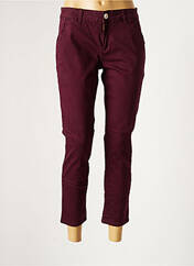 Pantalon chino violet R.DISPLAY pour femme seconde vue