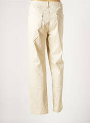 Pantalon slim beige BIG SPADE pour femme seconde vue