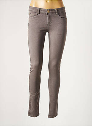 Pantalon slim gris R.DISPLAY pour femme