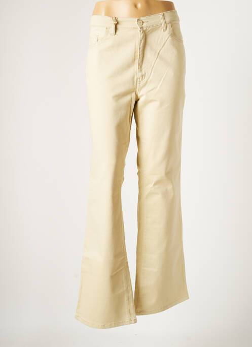 Pantalon droit beige LAITA pour femme