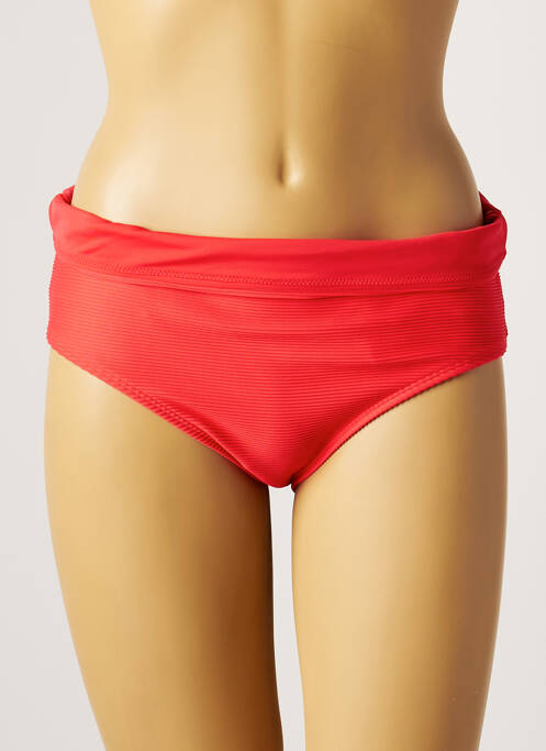 Bas de maillot de bain rouge CHERRY BEACH pour femme