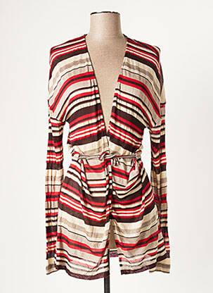 Gilet manches longues stretch rouge PENNYBLACK femme