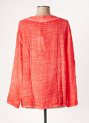 Blouse légère et transparente manches longues rouge FRANSA femme