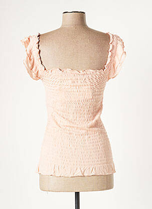Top stretch manches courtes rose LOLA ESPELETA femme